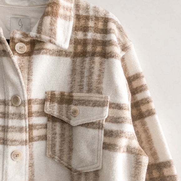 Joie Jackets & Blazers - Plaid Shacket